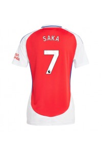 Arsenal Bukayo Saka #7 Voetbaltruitje Thuis tenue Dames 2024-25 Korte Mouw